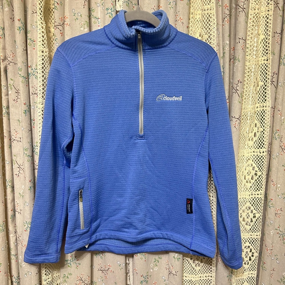 Cloudveil Regulator‎ 1/2 Zip Pullover Polartec Blue Size Small